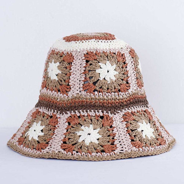 Crochet Bucket Hat - Blush