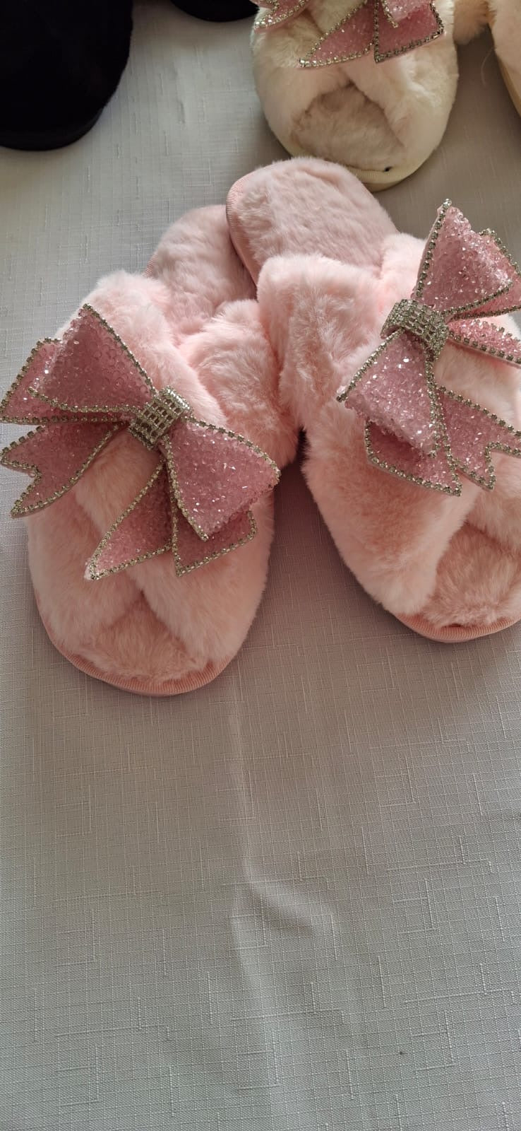 Pink Ribbon Slippers