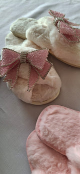 Pink Ribbon Slippers