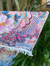 Ethereal Bloom Beach Towel