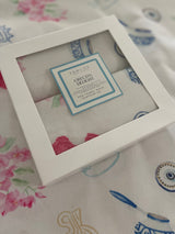 Grecian Delight Tablecloth + Napkins + Tea Towels