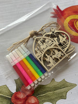 Nativity Christmas Ornament Pack