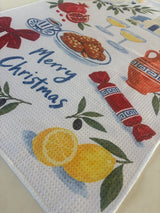 Greco Australiana Christmas Tea Towel