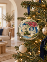 Santorini Days Christmas Bauble Ball