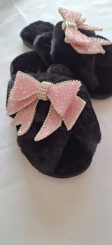 Pink Ribbon Slippers