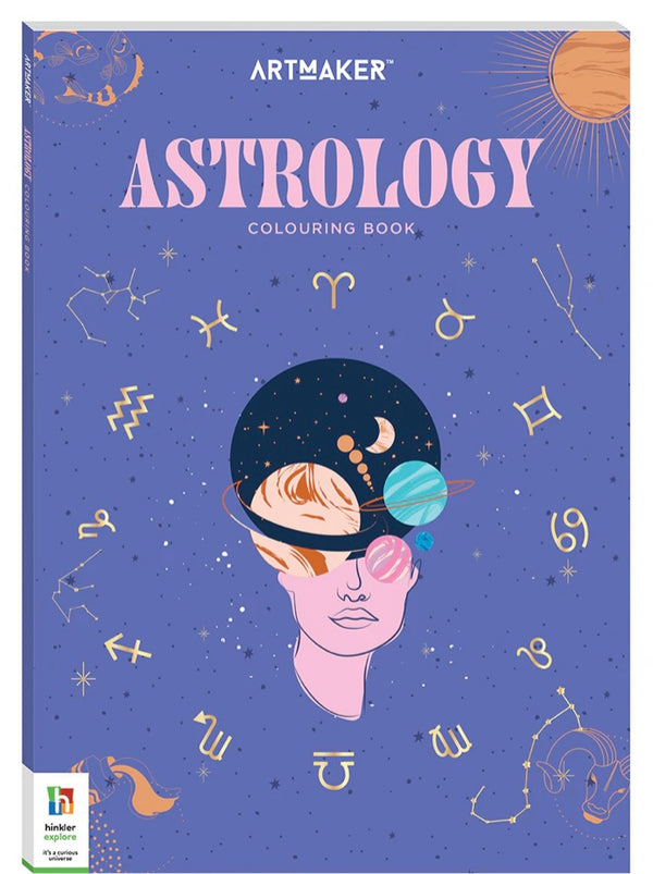 Astrology Mindful Colouring Book