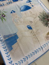 Santorini Days Tea Towel