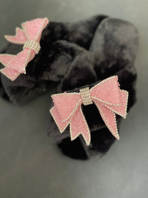Pink Ribbon Slippers