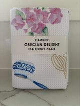Grecian Delight Tablecloth + Napkins + Tea Towels