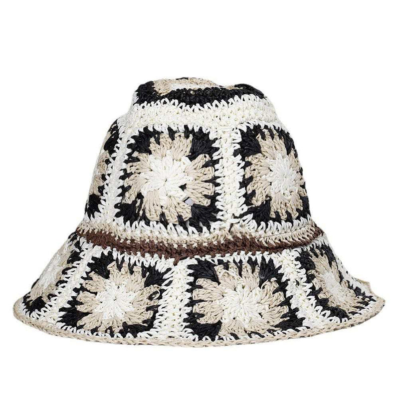 Crochet Bucket Hat - Nero