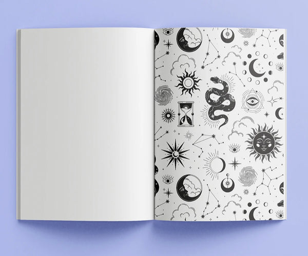 Astrology Mindful Colouring Book