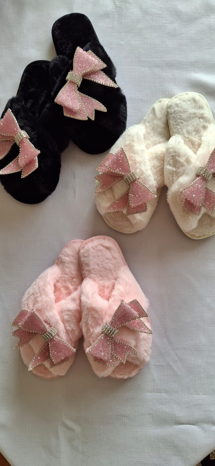 Pink Ribbon Slippers