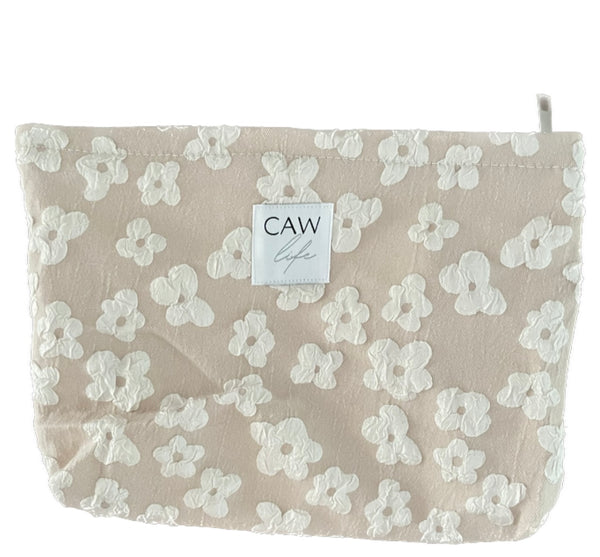 Floral Moments Pouch - Stone
