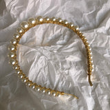 Pearl / Gold Headband